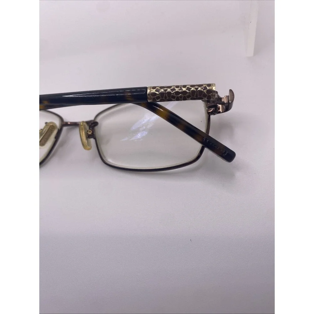 Coach Eyeglasses FRAMES ONLY Gertie 51-16-135 Brown Tortoise 383 - Picture 5 of 16